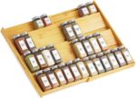 SpaceAid Bamboo Spice Drawer Organizer, (Need 3" Deep Drawer) Expandable 4 Tier ... - Image 2