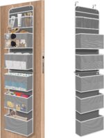SpaceHacks 6-Tier Over The Door Organizer, Hanging Storage Organizer with Clear ... - Image 2