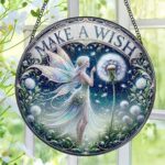 Stained Glass Window Hanging, Pauyadu Fairy Sun Catchers, Stained Glass Suncatch... - Image 2