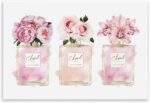 Stupell Industries 'Pink Flowers & Perfumes Glam', Wall Plaque Art, 15 x 10 Inch... - Image 2