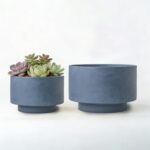 Succulent Pots, 8 Inch + 6 Inch Plant Pots for Plants with Drainage Hole, Indoor... - Image 2