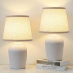Sucolite 16'' Table Lamps Set of 2, Bedside Nightstand Lamps for Bedroom Kid’s R... - Image 2