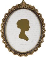 Sunlit Vintage Picture Frame 8x10 Inch, Oval Antique Photo Frames with Glass Fro... - Image 2