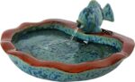 Sunnydaze Glazed Ceramic Fish 7-Inch Outdoor Garden Fountain - Outdoor Tabletop ... - Image 2