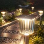 Super Bright Solar Pathway Lights Outdoor Powered 2-Pack,Adjustable Warm&Cool Wh... - Image 2