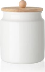 Sweejar Ceramic Kitchen Canisters, 58 FLOZ Porcelain Food Storage Jar with Airti... - Image 2