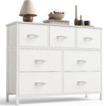 Sweetcrispy 7 Drawer Dresser with Fabric Bins Fabric Storage Tower Organizer for... - Image 2
