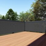 TANG 3' x 10' Balcony Privacy Screen Fence for Apartment Deck Railing, 200GSM He... - Image 2