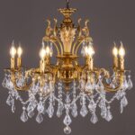 TOCHIC Crystal Chandelier 8 Light Classic Traditional Maria Theresa Chandeliers ... - Image 2