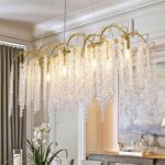TOCHIC Modern Crystal Chandelier for Dining Room, Luxury Gold Chandeliers Lighti... - Image 2