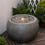 Tankana Garden Water Fountain Outdoor Large Round Bubbler Water Feature Indoor w... - Image 2