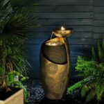 Tankana Indoor Water Fountain Feature Outdoor Garden Large Jar Floor Standing Fo... - Image 2