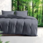 Tencel Duvet Cover Set, King/Cal King Size Cooling Duvet Cover for Hot Sleepers,... - Image 2