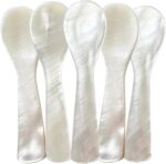 ThougrLyh Caviar Spoon 5pcs Mother of Pearl Spoons for Caviar Ice Cream Sauce 3.... - Image 2
