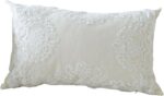 Throw Pillow Rustic Cottage French Country Embroidered Lace Floral Sofa Cushion ... - Image 2