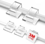 TidyHelper 105 PCS Christmas Light Clips (Small & Large), Adhesive Hooks for Out... - Image 2