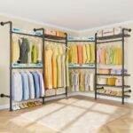 Timate L4 L Shape Garment Rack Heavy Duty Clothes Racks for Hanging Clothes, Exp... - Image 2
