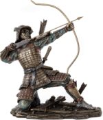 Top Collection Japanese Samurai Archer Statue - Yayoi Bushido Solider Sculpture ... - Image 2
