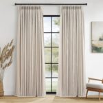 Topfinel Pinch Pleated Curtains Blackout 96 Inches Long,Thermal Insulated Faux L... - Image 2