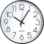 Tosnail 12 Inch Large Non Ticking Wall Clock, Round Silent Battery Operated Wall... - Image 2
