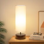 Touch Table Lamp, 3-Way Dimmable Modern Minimalist Accent Bedside Lamp with Cyli... - Image 2