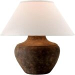 Troy Lighting PTL1010 Calabria - 20.5 Inch Table Lamp, Sienna Finish with Off-Wh... - Image 2