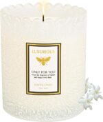 Tuberose Scented Candle, Candles for Home Scented, Luxury Jar Candles for Women,... - Image 2