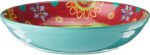 Tunisian Sunset 13.25" Ceramic Serving Bowl – 128 oz. Multicolor Pasta Bowl with... - Image 2
