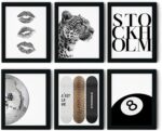 TwoDays Stockholm Style Room Decor for Women, Chic Trendy Wall Art for Living Ro... - Image 2