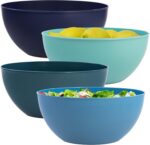 US Acrylic Vista Durable Plastic Salad and Serving 10-inch Bowls | Set of 4 in C... - Image 2