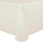 Ultimate Textile 120in Square Tablecloth - Polyester Linen with Rounded Corners,... - Image 2