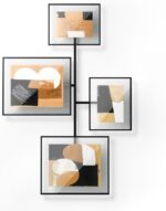 Umbra Flute Wall Gallery Frame – Modern Black Multi-Photo Display for 2 (8x10) &... - Image 2
