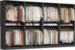 Unikito 12FT Modular Closet System with 8 Hanging Rods, 2800LBs Wood Garment Rac... - Image 2