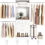 Unikito 48" W - 96” W Closet Organizer, 8FT Walk in Closet Systems Starter Kit w... - Image 2