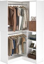 Unikito Corner Closet System, 36 Inch Large Freestanding Closet Organizer System... - Image 2