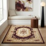 Unique Loom Versailles Collection Traditional Classic Floral Motif Area Rug (5' ... - Image 2
