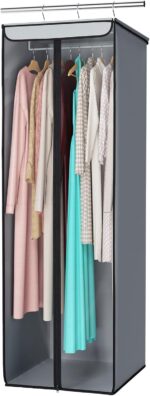 Univivi Garment Bags for Hanging Clothes, Large Clothes Storage Bags Closet Orga... - Image 2