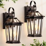VIANIS Outdoor Wall Lights, 2-Pack Dusk to Dawn Outdoor Lighting, Rustproof Exte... - Image 2