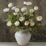 VIERENA 6 Pcs Faux Silk Peony Artificial Flowers for Vase -27", Bulk Fake Peonie... - Image 2