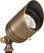 VOLT Fat Boy 12V Brass Outdoor Spotlight (Bronze) for Low Voltage Landscape Ligh... - Image 2
