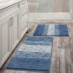 Vaukki Luxury Soft Bathroom Rugs Set of 2, Non Slip Washable Plush Bath Floor Ma... - Image 2