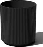 Veradek Mason Series Demi Planter - Large Round Planter for Indoor or Outdoor Pa... - Image 2