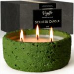 Viyffo 20oz Large Scented Candle – Woodland Breeze, 3 Wick Non Toxic Soy Candles... - Image 2