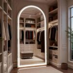 VooBang 71"x30" LED Large Mirror Full Length - Arched Floor Body Mirror with Dim... - Image 2