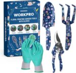 WORKPRO Aluminum Garden Tool Set, 4PCS Heavy Duty Hand Garden Tools with Box Inc... - Image 2