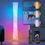 WORLD WIN Floor Lamp, 61'' Smart RGB LED Corner Lamp with Music Sync and 16 Mill... - Image 2