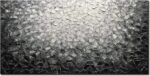 Wall Art Canvas Modern Abstract Wall Art 100% Hand-Painted Black and White Abstr... - Image 2