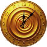 Wall Clock， Modern Luxury Gold Non Ticking Wall Clocks Battery Operated， Golden ... - Image 2