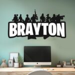 Wall Decor Famous Game Custom Name I Nursery Wall Decal for Boy Room Decorations... - Image 2