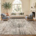 Washable Area Rug 8x10 for Living Room - Ultra-Soft Vintage Distressed Farmhouse... - Image 2